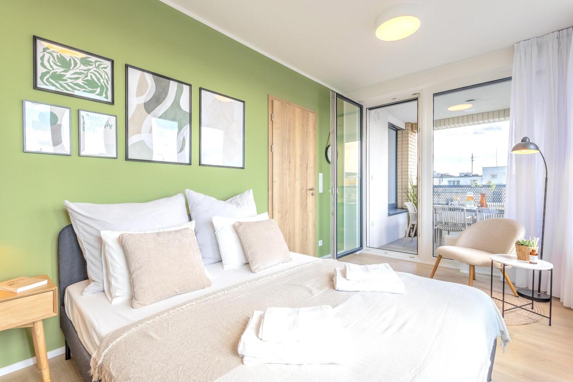 شقة Bright 2Br - 8Th Floor, Balcony, Free Parking - By Gravity براغ المظهر الخارجي الصورة